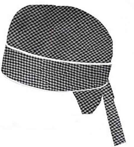Hiza 810140 Bandana Kopfbedeckung Kochmütze Kochhut 